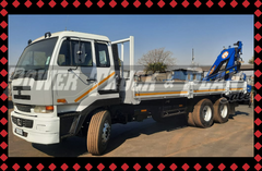 2004 Nissan UD440 Dropside with Crane