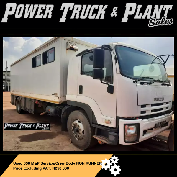 Isuzu Other trucks 850 M&P Service/Crew Body NON RUNNER