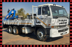 2004 Nissan UD440 Dropside with Crane