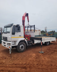 2013 MAN CLA15-220 Fassi 175A Dropside and Container Locks 70 000 kilometers